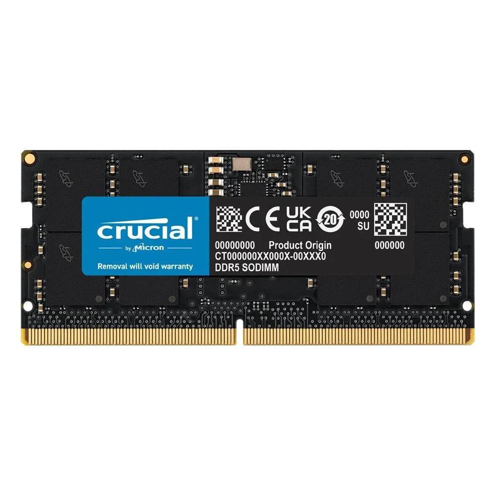 Crucial 16GB (1x16GB) DDR5 4800MHz CL40 1.1V Notebook Ram