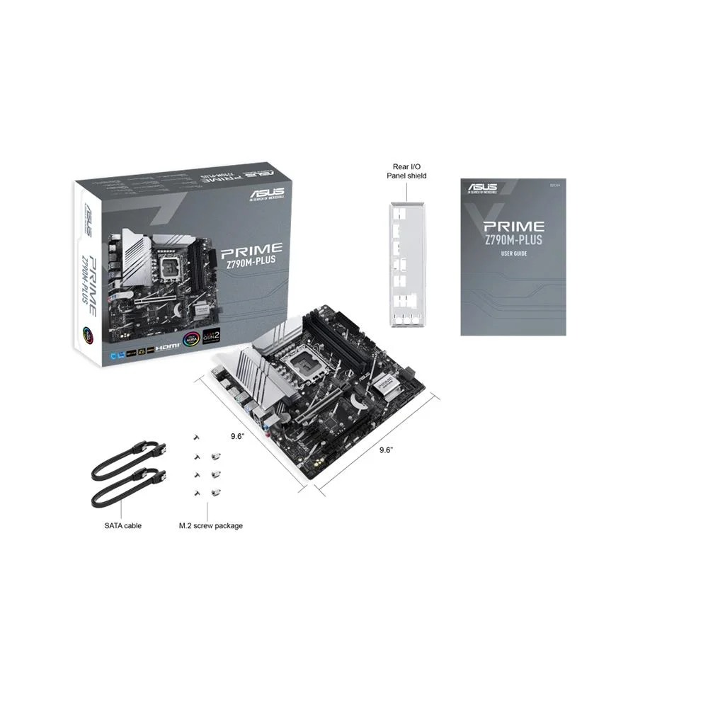 ASUS PRIME Z790M-PLUS INTEL Soket 1700 DDR5 7200MHz (O.C.) M.2 Anakart