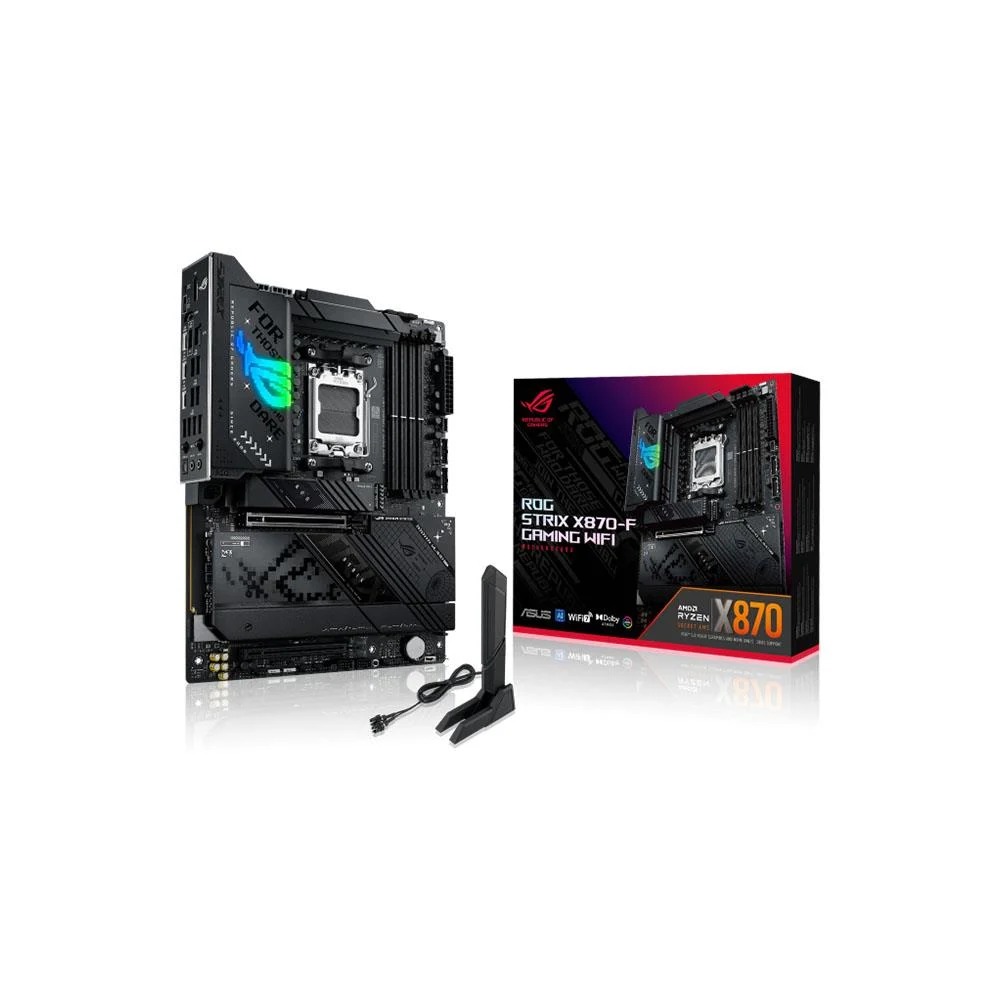 resimler/genel/ASUS ROG STRIX X870-F GAMING WIFI AMD X870 Soket AM5 DDR5 8000MHz(OC) M.2 Anakart