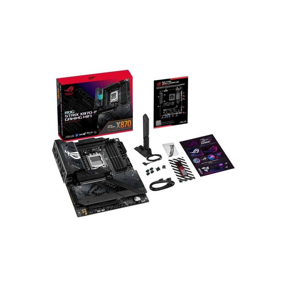 resimler/genel/ASUS ROG STRIX X870-F GAMING WIFI AMD X870 Soket AM5 DDR5 8000MHz(OC) M.2 Anakart