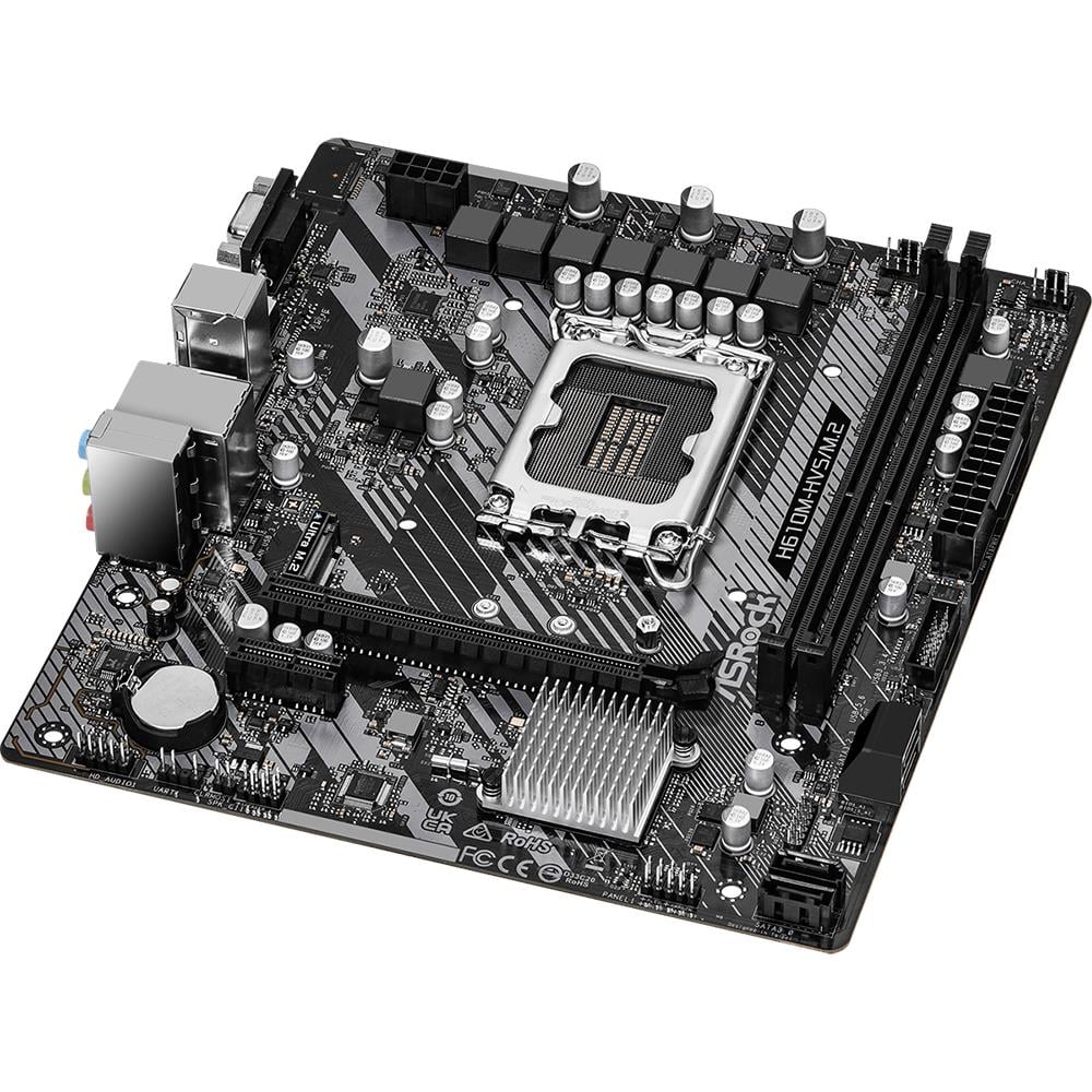 resimler/genel/ASROCK H610M-HVSM.2 R2.0 Intel H610 Soket 1700 DDR4 3200MHz (OC) M.2 Anakart