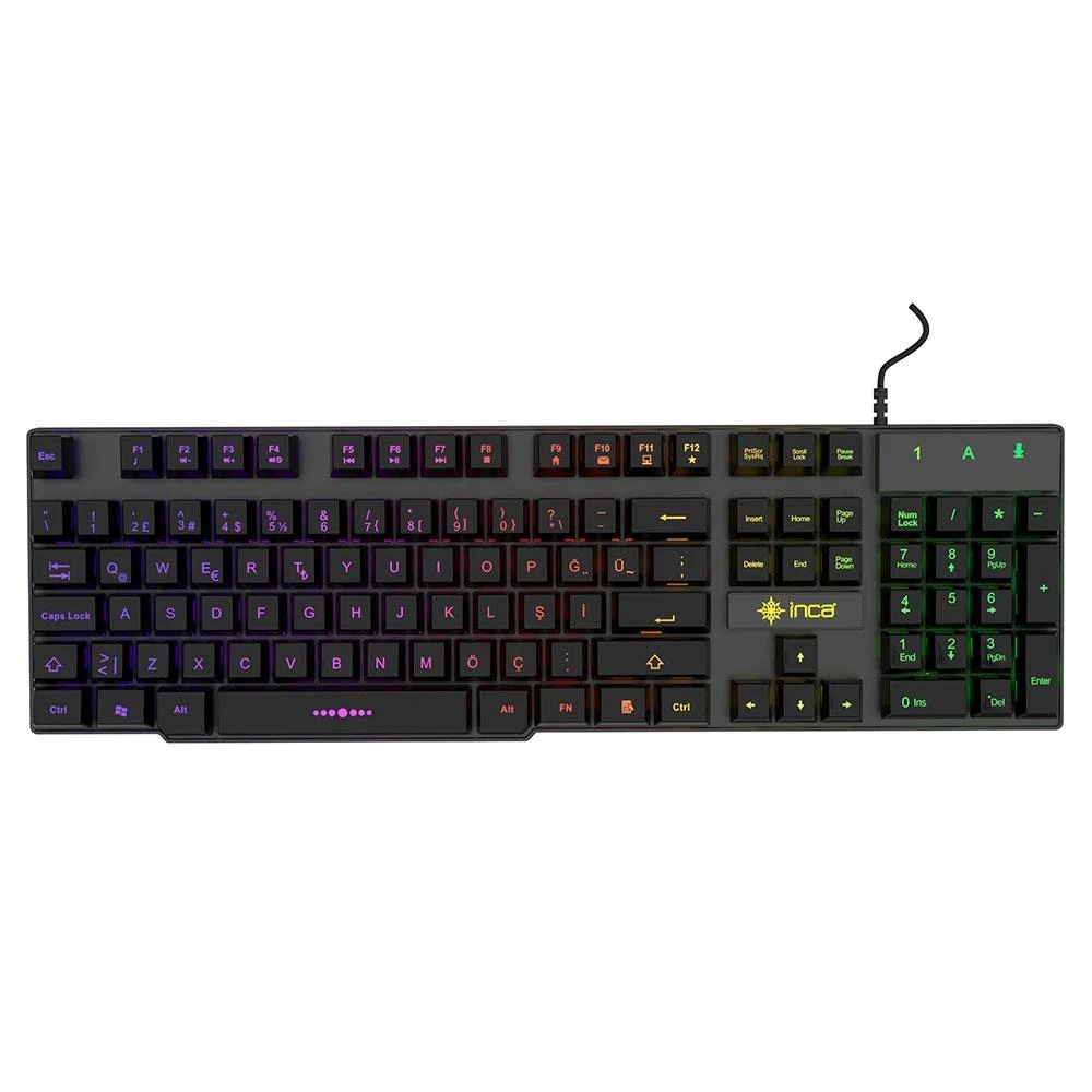 INCA IKG-446 RGB KABLOLU MEKANIK HISLI GAMING KLAVYE
