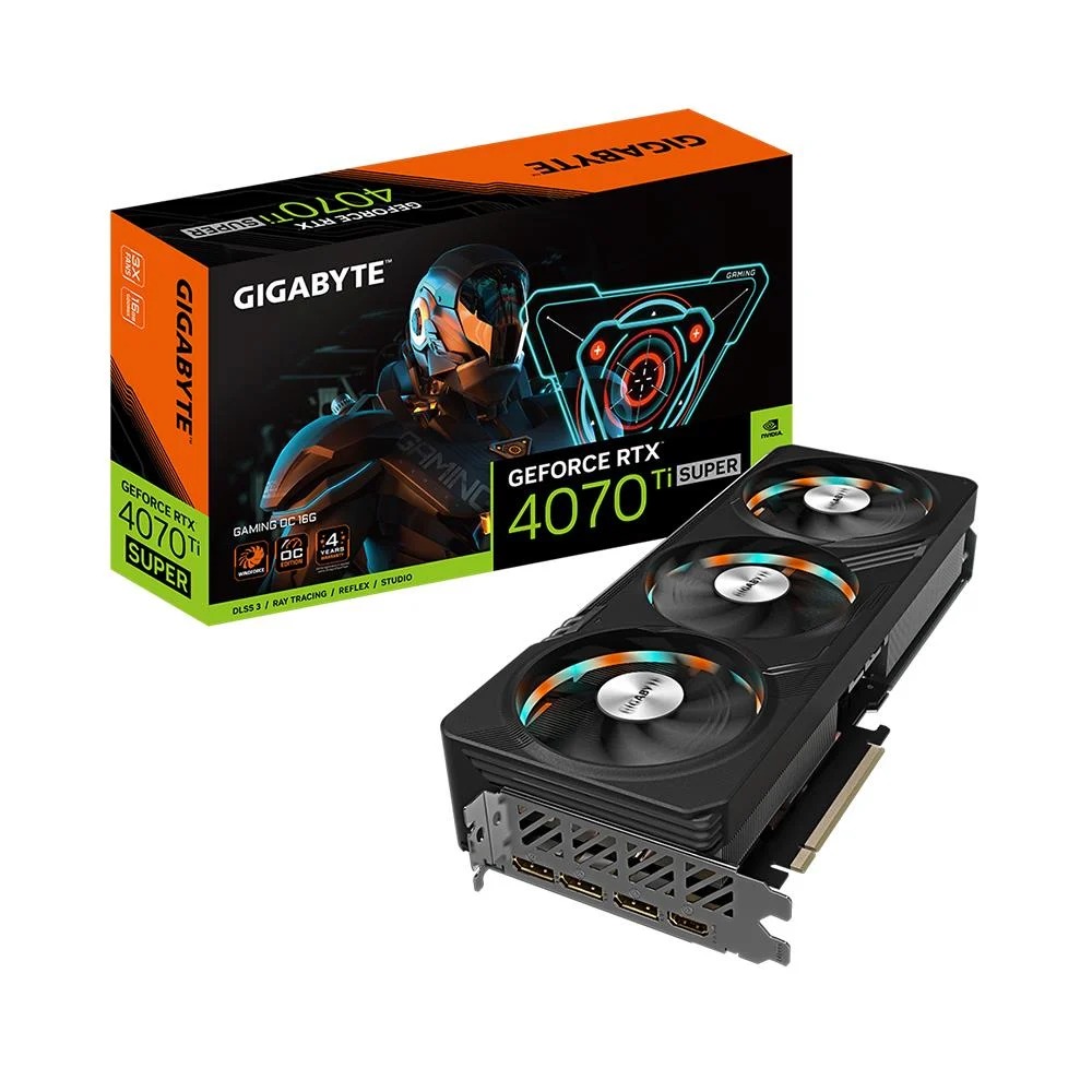 GIGABYTE GeForce RTX 4070 Ti SUPER OC16 GB GDDR6X 256Bit DLSS 3 Ekran Kartı